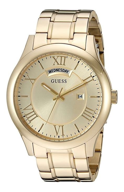 Reloj Guess Classic Fecha D A Acero Dorado Hombre U G