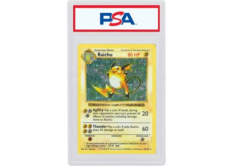 Raichu Holo 1999 Pokemon Tcg Base Set Shadowless 14102 1999