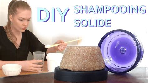 Diy Mon Premier Shampooing Solide Fait Maison Youtube