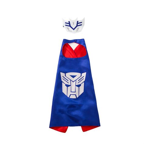 Transformers Optimus Prime Autobot Superhero Cape And Mask For Kids