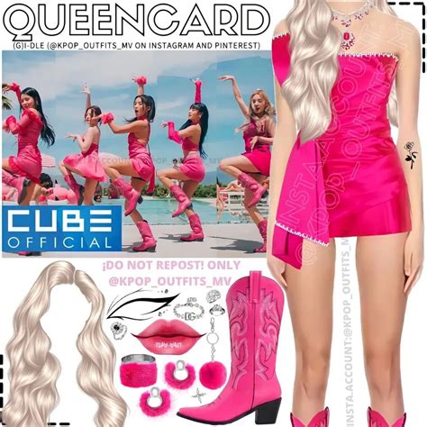 G I Dle Queencard Mv Inspired Outfit Kpop Outfits Mv On