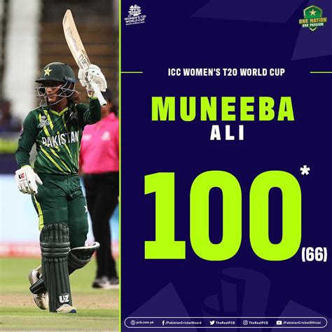 Muneeba Ali Hits Pakistan Womens First Ever T20i Century Final Score