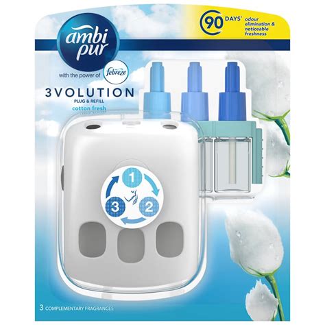 Ambi Pur Volution Starter Kit Cotton Fresh Air Fresheners B M