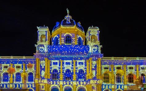 O Museu De Hist Ria Natural Em Viena Noite Ustria Foto Premium