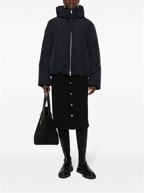 Jil Sander Hooded Feather Down Jacket Farfetch