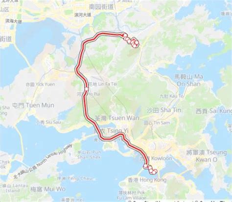 New Territories Bus Route Line No T Runs From Cheung Wah To