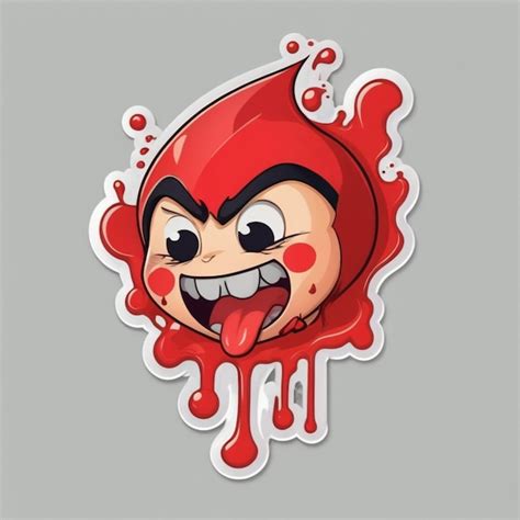 Premium Vector Blood Cartoon Vector Background