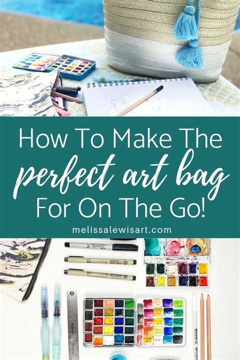 How To Get That Perfect Art Supply Bag For Creating On The Go Art