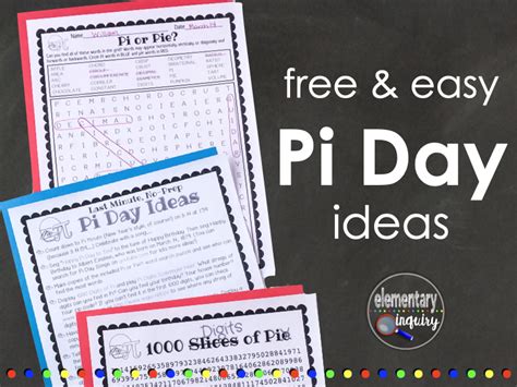 Easy Pi Day Activities in 5th Grade - Elementary Inquiry