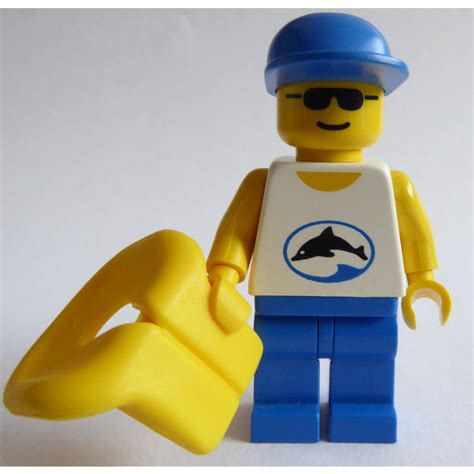 Lego Man With Life Jacket Minifigure Brick Owl Lego Marketplace