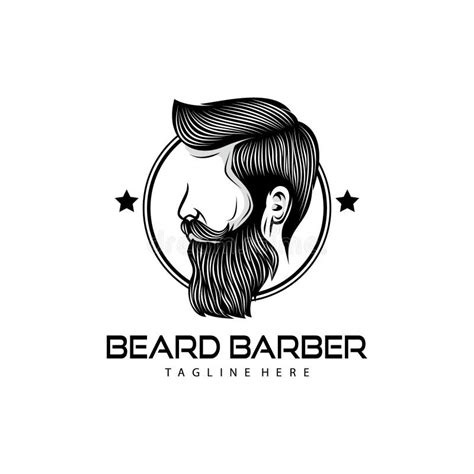 Modelo De Vetor Do Logotipo Da Barbershop De Vintage Barbeiro Barbeiro