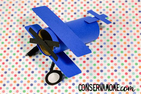 Airplane Toilet Paper Roll Craft Tutorial Conservamom