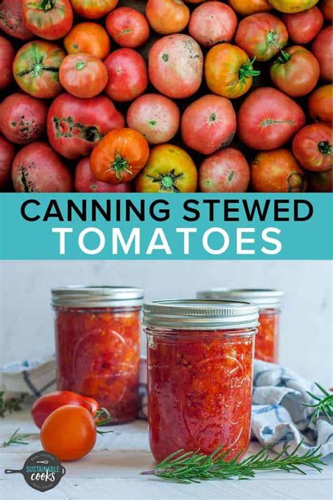 Canning Stewed Tomatoes {Canning Crushed Tomatoes}