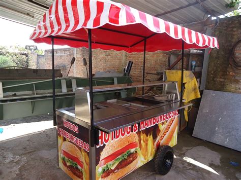 Carrito Hot Dogs Carro Hotdog Carreta Puesto Hotdogs Hamburg 11500