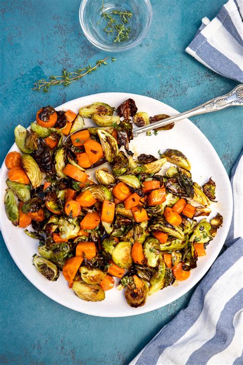 Amazing Roasted Brussel Sprouts And Carrots Scrummy Lane