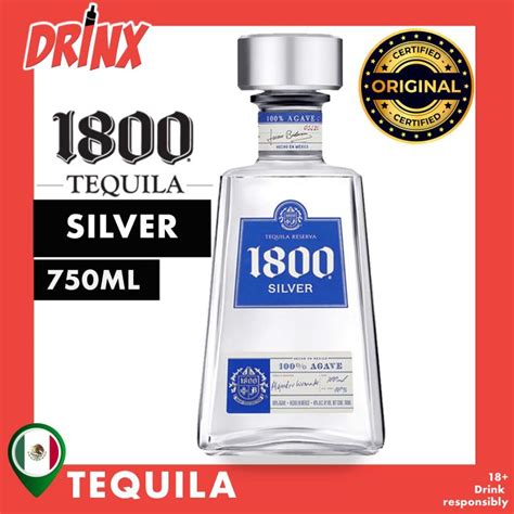 1800 Tequila Silver 750ml Lazada Ph