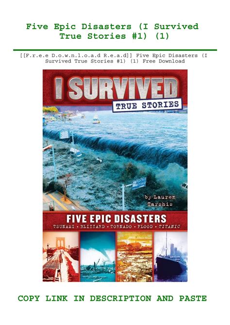 F R E E D O W N L O A D R E A D Five Epic Disasters I Survived