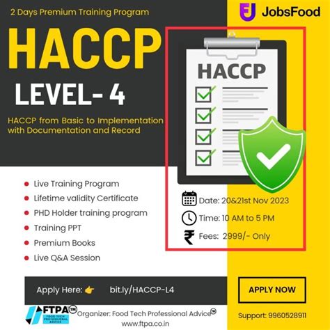 HACCP Level 4 Online Training Program