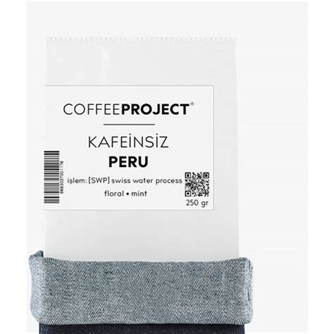 Peru Kafeinsiz Filtre Kahve Decaf 250 Gr Fiyatı