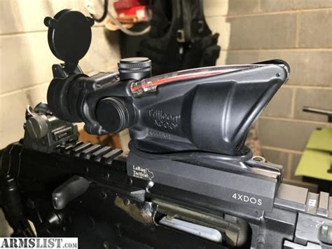 Armslist For Sale Trijicon Acog 4x32 Scope Wdual Illumination Green