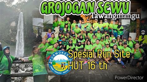 Grojogan Sewu Tawangmangu Spesial Run Site Hut 16 Th Purwokerto Hash