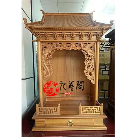 Hy Wholesale Chinese Style Solid Wood Mahogany Buddha Shrine Buddha