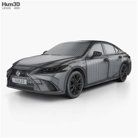 Lexus Es 350h F Sport 2020 3d Model Download Sedan On