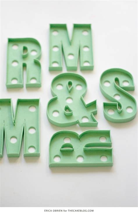 Marquee Letters Cake Letters Cake Letter Cake Toppers Fondant Letters