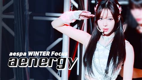 230225 에스파 콘서트 SYNK HYPER LINE aenergy 윈터 직캠 aespa WINTER Focus YouTube