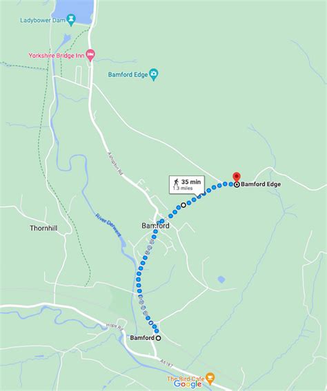 Bamford Edge Walk Direct And Circular Routes Parking Info