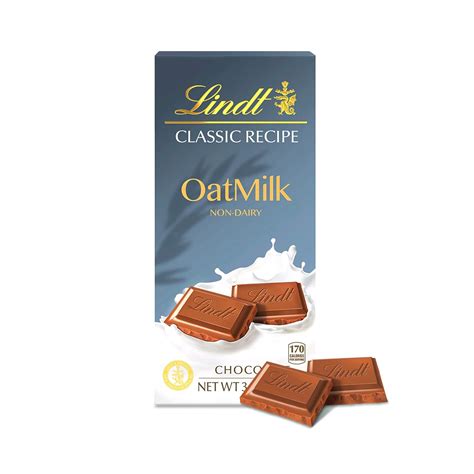 Lindt Classic Recipe Barra De Chocolate Liso Con Leche De Avena 3 5