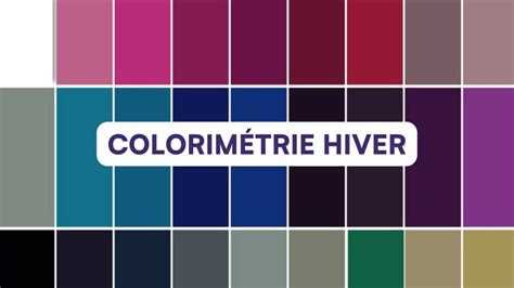 Colorimétrie de la femme hiver profil couleurs idées de looks