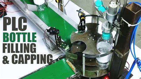 Automatic Bottle Filling Capping Machine Using PLC YouTube