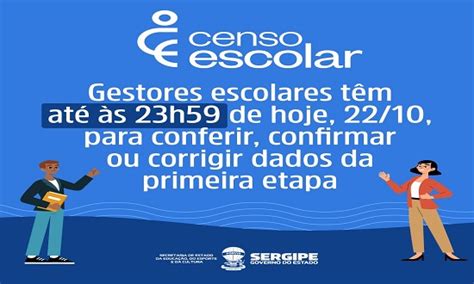 Prazo Para Conferir Dados Do Censo Escolar Vai Até Esta Sexta Feira O