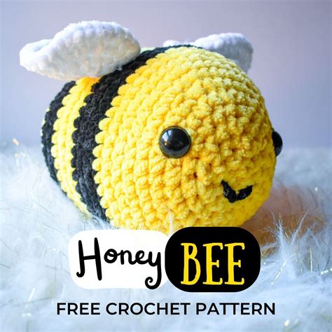 You're going to love this easy and free crochet honey bee pattern. Free downloadable PDF pattern ...