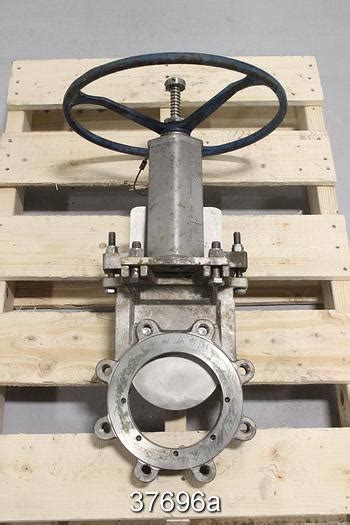 Used Fabri Hand Operated Knife Gate Valve C For Sale At