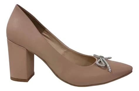 Zapatilla Elegante Nude Cómodo Para Dama