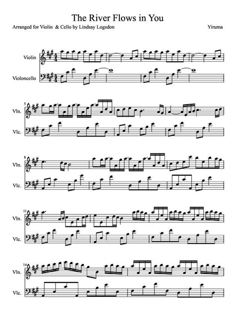 The River Flows In You Free Sheet Music By Yiruma Pianoshelf