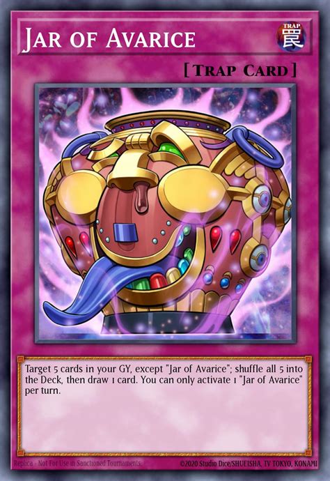 Jar Of Avarice Yu Gi Oh Card Database Ygoprodeck