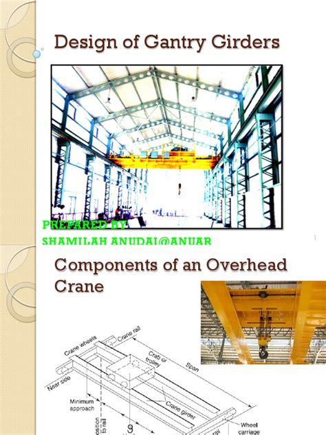 Lecture 2 Design Of Gantry Girder Pdf Crane Machine Friction