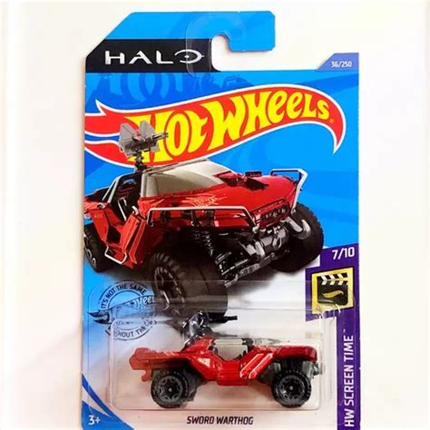 Carrito Hot Wheels Halo Sword Warthog Screentime Rojo Rojo MercadoLibre