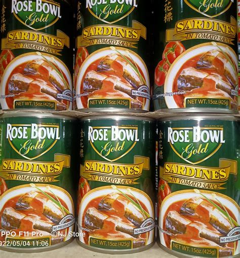 Rose Bowl Gold Sardines In Tomato Sauce 425g Lazada Ph