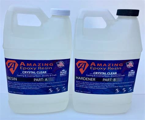 Crystal Clear Epoxy Resin Gallon Kit General Use Etsy