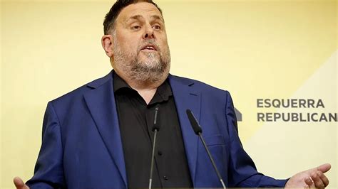 Oriol Junqueras Se Va Pero Matiza Que Es Para Volver A Ser Presidente