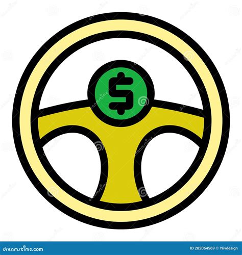 Taxim Tre Ic Ne Du Volant Vectoriel Plat Illustration Stock