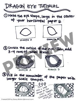 Dragon Eye Drawing Tutorial By SMW ARTROOM TPT