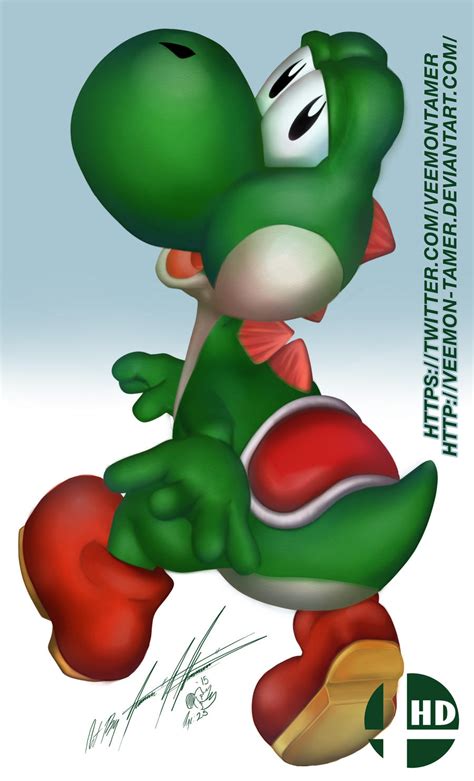 Melee HD - Yoshi by veemon-tamer on DeviantArt