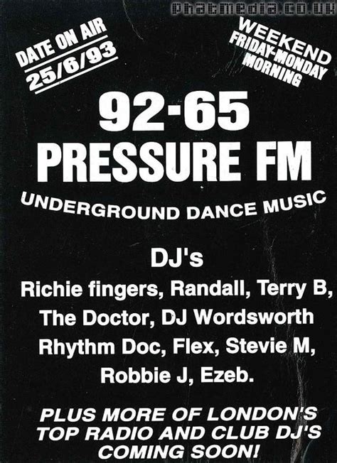 Pressure FM Hardcore Flyers