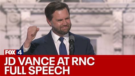 J.D. Vance addresses RNC crowd: FULL SPEECH - YouTube