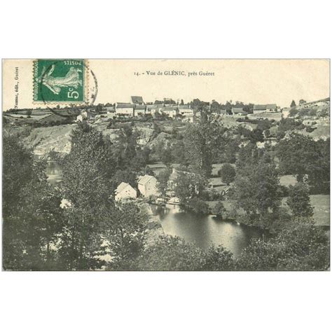 Carte Postale Ancienne 23 GLENIC Le Village 1908 Cartes Postales